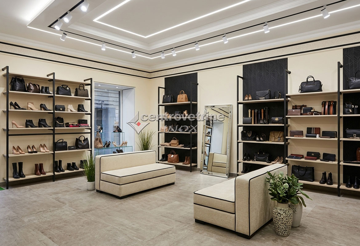 REALIZZAZIONI LOCALI COMMERCIALI NON FOOD CENTROVETRINEINOX